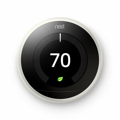 Nest T3017US 3rd Gen Programmable Wi-Fi Smart Thermostat - White BRAND NEW - Image 1 of 4