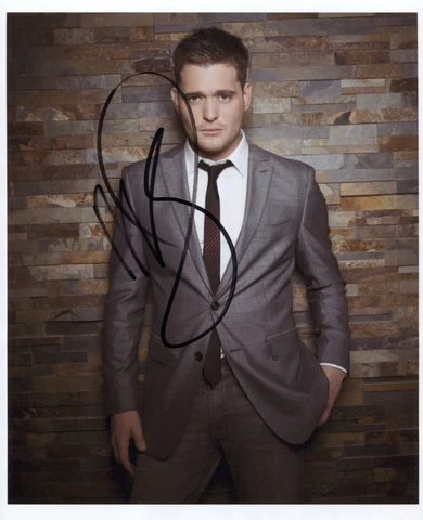 Michael Buble Signed Photo Genuine In Person + Hologram COA 100% Genuine Cover