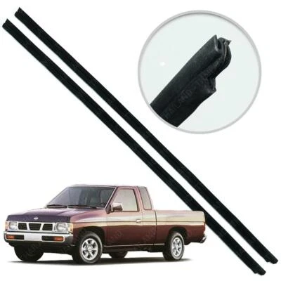 Set Inner Door Weather Window Rubber Seal Belt Fits Nissan D21 Big-M 1986 - 2004 Foto 1 de 4