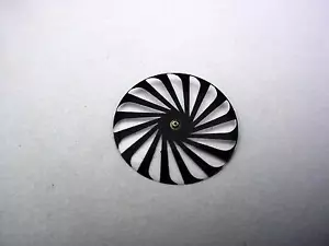 Seconds Disk Borel Cocktail Watch Kaleidoscope Mens Vintage 14.76mm Clr/Blck NOS - Picture 1 of 1