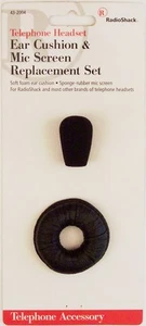 RadioShack 43-2004 Telefon Headset Ersatz Ohr Kissen/Mikrofon Bildschirm Set - Bild 1 von 1