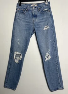 Levi’s Wedgie Jeans Distressed Size 26 - Picture 1 of 13