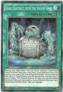 Dark Contract with the Swamp King DOCS-EN094 Common Yu-Gi-Oh Card 1st Edition - Picture 1 of 3
