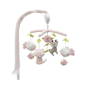 Living Textiles Baby Musical Mobile - Ava Birds | Crib Toy, Knitted Woodland ... - Picture 1 of 2