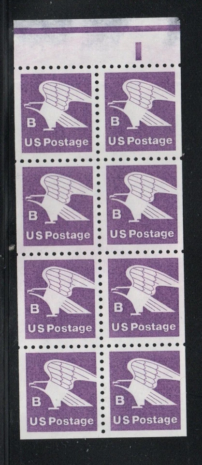 ALLY'S STAMPS Scott #1819a (18c) "B" Rate Change B/P [8] MNH F/VF [BP-46d] - Image 1 of 1