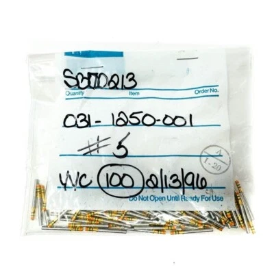 80 pcs ITT Cannon 031-1250-001 Circular Position Contact Pin Connectors - Image 1 of 4