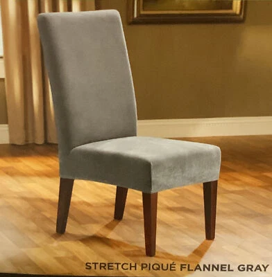 🍒 SureFit 弹力皮克短餐厅椅懒人法兰绒!!️如图所示 — 第 1/4 张图片