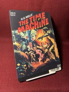BLOCKBUSTER Movie Backer Card 5.5" x 8" Mini Poster Art THE TIME MACHINE - Picture 1 of 8