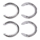 (Number 6)4pcs Horseshoes 6 Holes Aluminum Alloy Light Weight Reliable