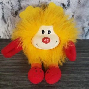 Muñeco de peluche Hallmark Rainbow Brite Spark Sprite 1983 naranja amarillo juguete - chirridos - Imagen 1 de 6