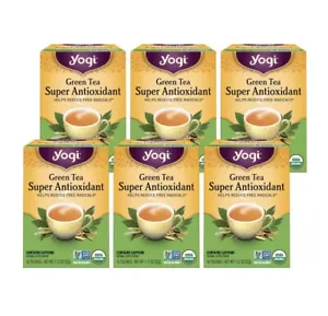 Yogi Tea - Green Tea Super Antioxidant (6 Pack) 96 tea bags. - Picture 1 of 4