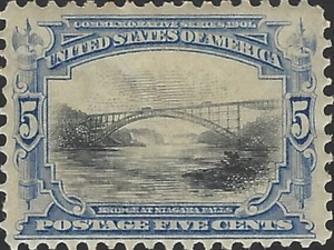 US Scott #297 MH VF 5 Cent 1901 Pan American Exposition Stamp CV 75.00 - Picture 1 of 1