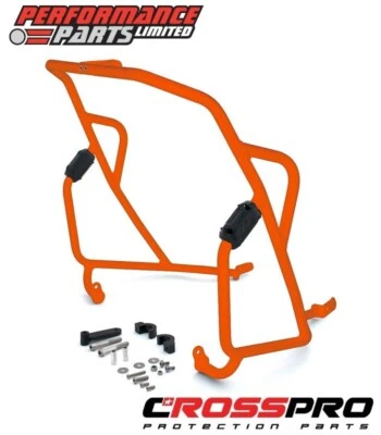 KTM 950 Adventure 2003 03 CrossPro Orange Aluminium Crash Bars / Engine Guards - Image 1 of 4