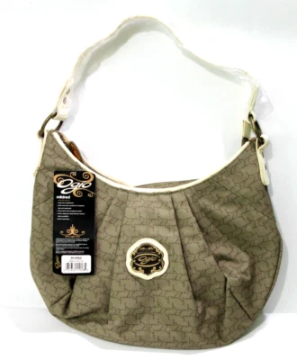 Ogio Mildred Earth Cursiva Marrón Tostado Hobo Bolso de Hombro Cartera Bolso de Mano De Colección Foto 1 de 4