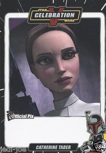 Catherine Taber Official Pix Star Wars Autograph Trading Card Celebration V