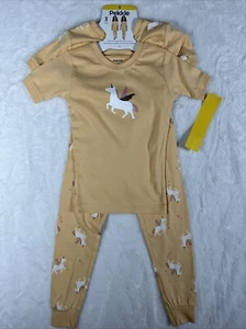Pekkle kids Set 3-Piece Pajamas and top unicorn Size 5 - Picture 1 of 7