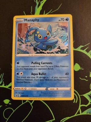 Manaphy SWSH275 Pokemon - Sword & Shield SWSH Black Star Promo- Holo Card - Image 1 of 2