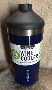 REDUCE WINE COOLER - STAINLESS STEEL - VACUUM INSULATED, WITH LID, MINT SHAPE