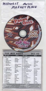 Pop Mix Video Promo Only DVD October 2003 - Elvis Presley Elton John Nickelback - Imagen 1 de 1