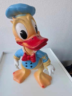 GRAND POUET DONALD WALT DISNEY PRODUCTION 1962 HAUTEUR 34CM - Photo 1/4