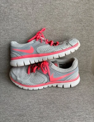 Nike Flex 2012 RN Women's Running Shoes Size 6.5 Gray Pink Sneakers 512108-004 - Image 1 of 4