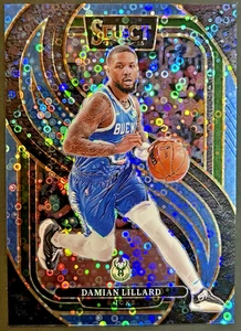 Damian Lillard 2024-25 Panini Select #145 Premier Light Blue Disco Prizm /99 - Picture 1 of 2