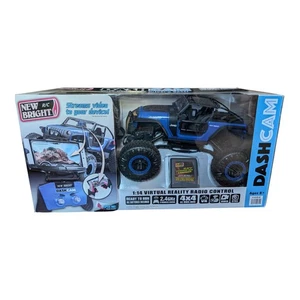 New Bright 1:14 Virtual Radio Control Jeep With Dash Cam Rare - Picture 1 of 3
