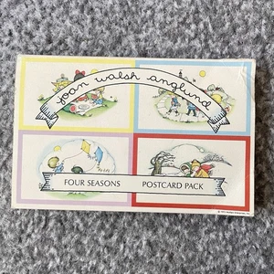 Joan Walsh Anglund Vintage Postcard Art Booklet Kids and All Four Seasons 1970s - Picture 1 of 7