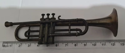MODELLINO  Tromba OTTONE  Strumento musicale 19201930 cm 12x3,2 - Bild 1 von 4
