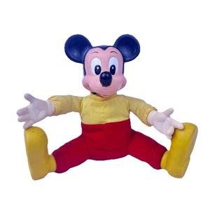 Muñeco de peluche Mickey Mouse vintage de 7" de Disney Applause Playmates - Imagen 1 de 16
