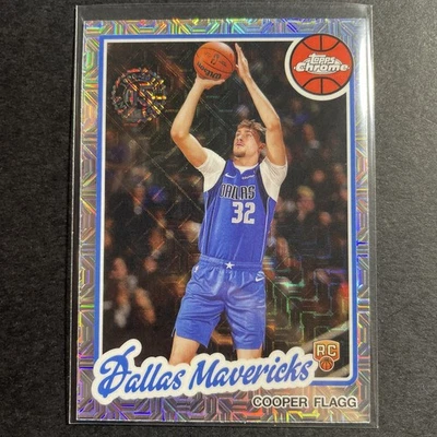 2025-26 Topps 1980-81 Topps Chrome #TC-CF Cooper Flagg Rookie Dallas Mavericks - Image 1 of 2