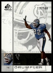 2001 SP Game Used Edition #134 Alge Crumpler #/500 - Picture 1 of 2