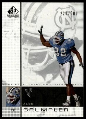 2001 SP Game Used Edition #134 Alge Crumpler #/500 - Image 1 of 2