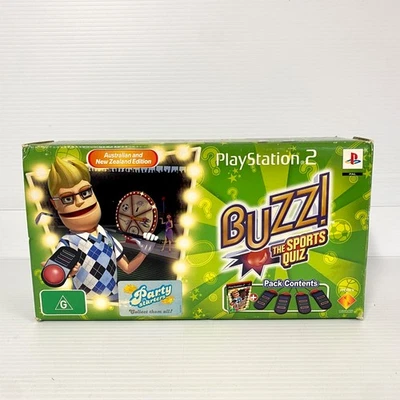 Buzz Buzzers + Box - NO GAME - Playstation 2 PS2 - Tested & Working - Free Post - Image 1 of 4