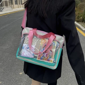 Transparent Shoulder Messenger Bag PVC JK Bag Teenage Girls - Picture 1 of 17