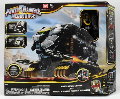 Power Rangers Megaforce Lion Mechazord y Robo Knight Ranger - Caja sellada/dañada Foto 1 de 4