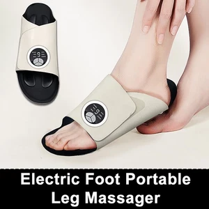 Masajeador de piernas eléctrico zapatos zapatillas de pies punto de acupuntura EMS pulso microcorriente - Imagen 1 de 10