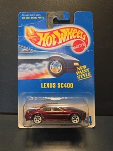 HOT WHEELS BLUE CARD COLLECTOR # 264 LEXUS SC400 W/ W5HO - Picture 1 of 3