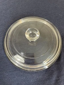 Pyrex Clear Glass Replacement Lid Cover P 81 C P81C 6” W/ Knob Handle vtg round - Picture 1 of 4