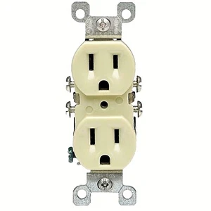 BRYANT CR15B-I 15A-125V 5-15R Duplex Receptacle Ivory - Picture 1 of 1