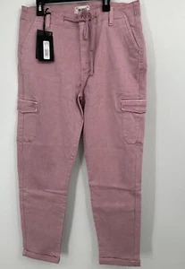 Paige Christy Cargo Vintage Garden Rose Pink NEW Size 31 - Picture 1 of 7