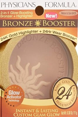 Physicians Formula 24K Gold, Glow Boosting Bronzer + Highighter, Medium To Dark - Image 1 of 3