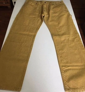 THE HUNDREDS 100% Cotton Slim Tan/Beige/Yellow Pants Men's Size 36 - Picture 1 of 6