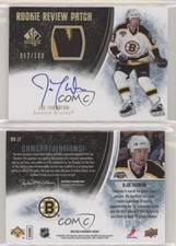 2007-08 SP Authentic Rookie Review Patch /100 Joe Thornton #RR-JT Patch Auto