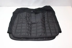 SANTINY Women's XL Summer Sport Puffer Insulated Skort Black Double Zipper Pock - Picture 1 of 10