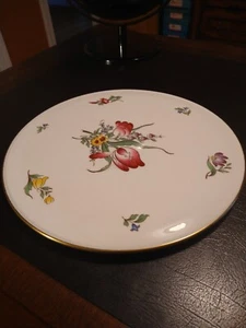 RARE SPODE fine bone china MARLBOROUGH SPRAY 2/6770 Domed CAKE Plate *LOOK* - Picture 1 of 6