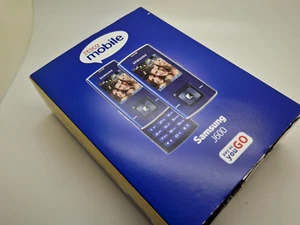 Samsung SGH J600 très bon état boîte d'origine et moulure intérieure PAS DE TÉLÉPHONE 3UKPOST - Photo 1 sur 8