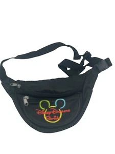 Disney World Florida Fanny Pack Mickey Mouse Disney Dreams Black Adjustable - Picture 1 of 21