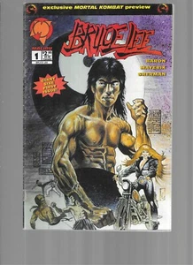 BRUCE LEE MORTAL KOMBAT PREVIEW 1994 MALIBU COMIC #1 - Imagen 1 de 3