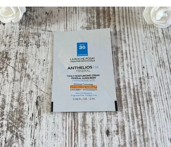 Lot of 20 - La Roche-Posay Anthelios HA Mineral SPF 30 Moisturizing Cream Sample - Image 1 of 1